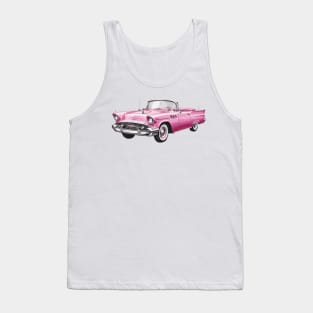 Pink Classic Barbie Car Tank Top